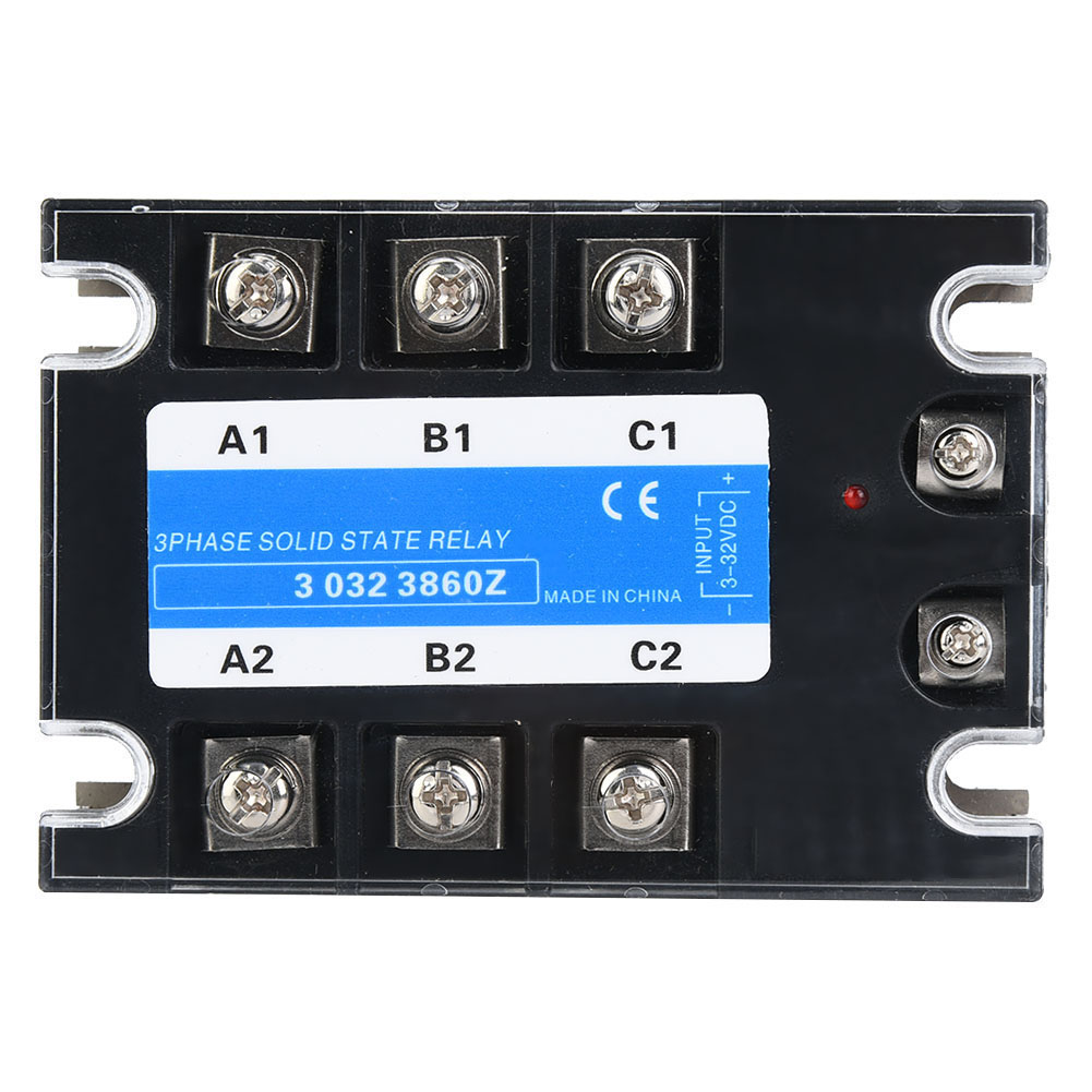 Dreiphasiges 60-a-halbleiterrelais, 3-32 Vdc Eingang Für Cnc-maschinen Und Industriemaschinen (berm-3 032 3860z)