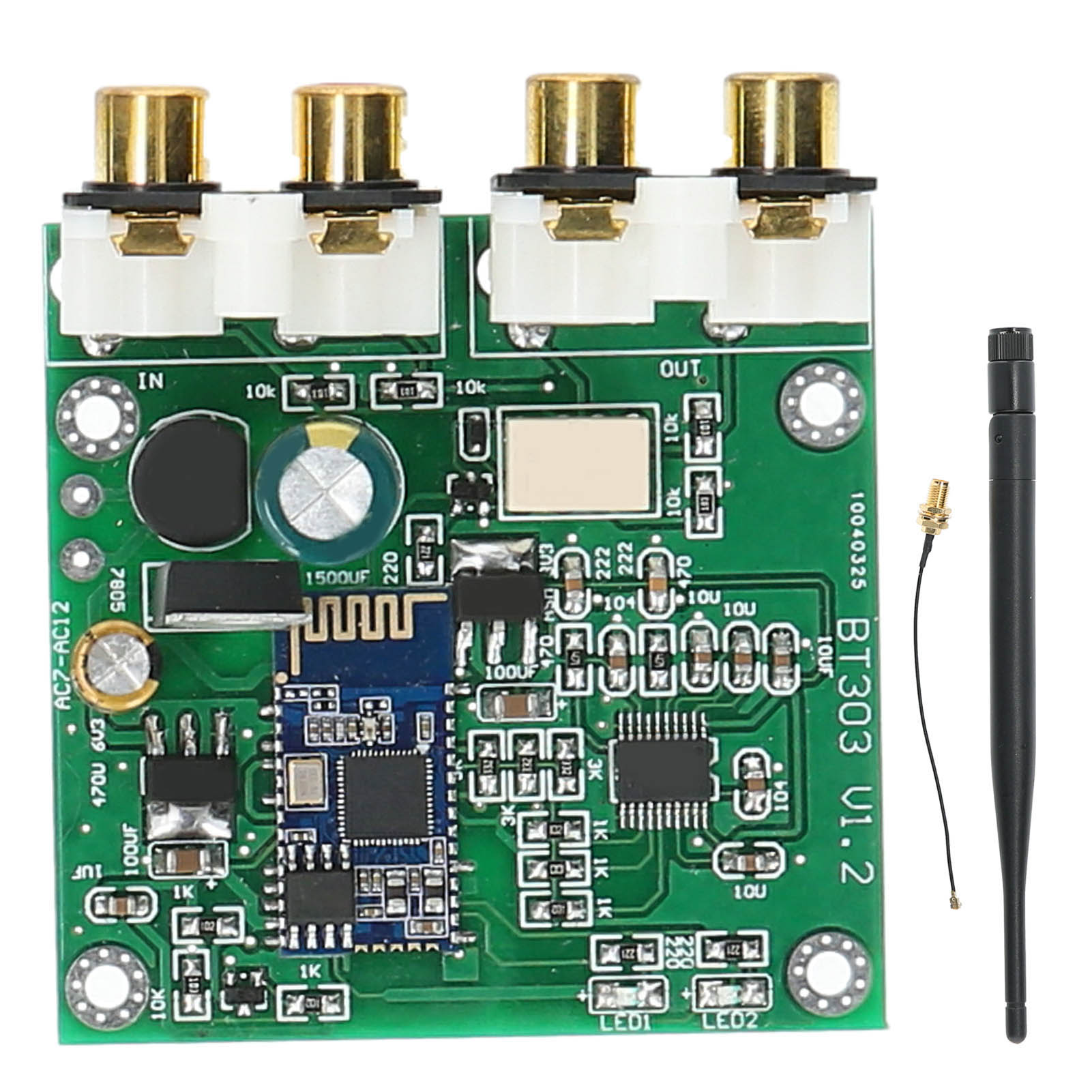 Bluetooth 5.0-konvertierungsmodul Für Audiodekodierung, 6–15 V Ac/dc-adapter, Drahtlose Elektronikplatine