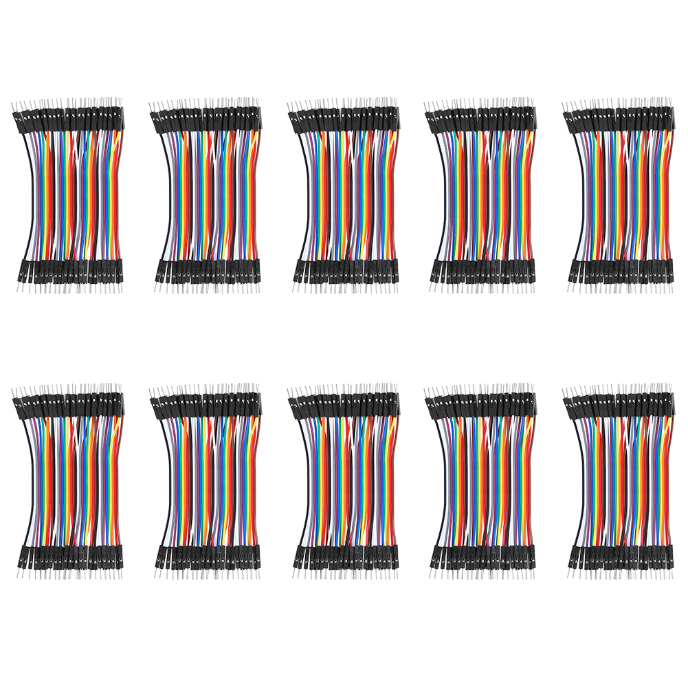 10 Jumperkabel (stecker-stecker), 2,54 Mm, Für Elektronische Schaltungen – 10 Cm – 10er-packung