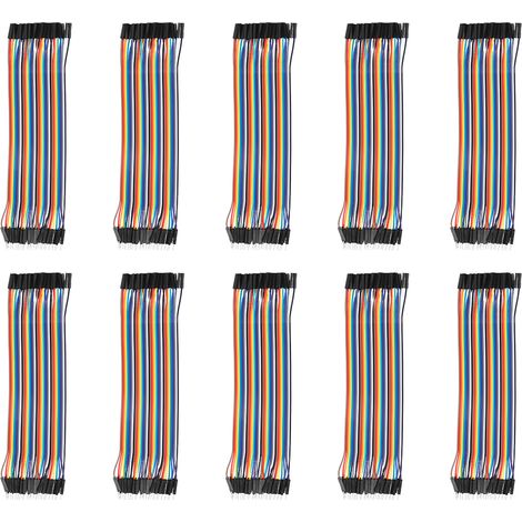 10 Stück 2,54 Mm Stecker-buchse-verbindungskabel Für Elektronische Schaltungen Und Arduino