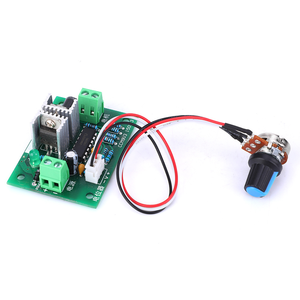 6a Pwm-drehzahlregler Für 12-24v Gleichstrommotoren - Progressive Drehzahlregelung