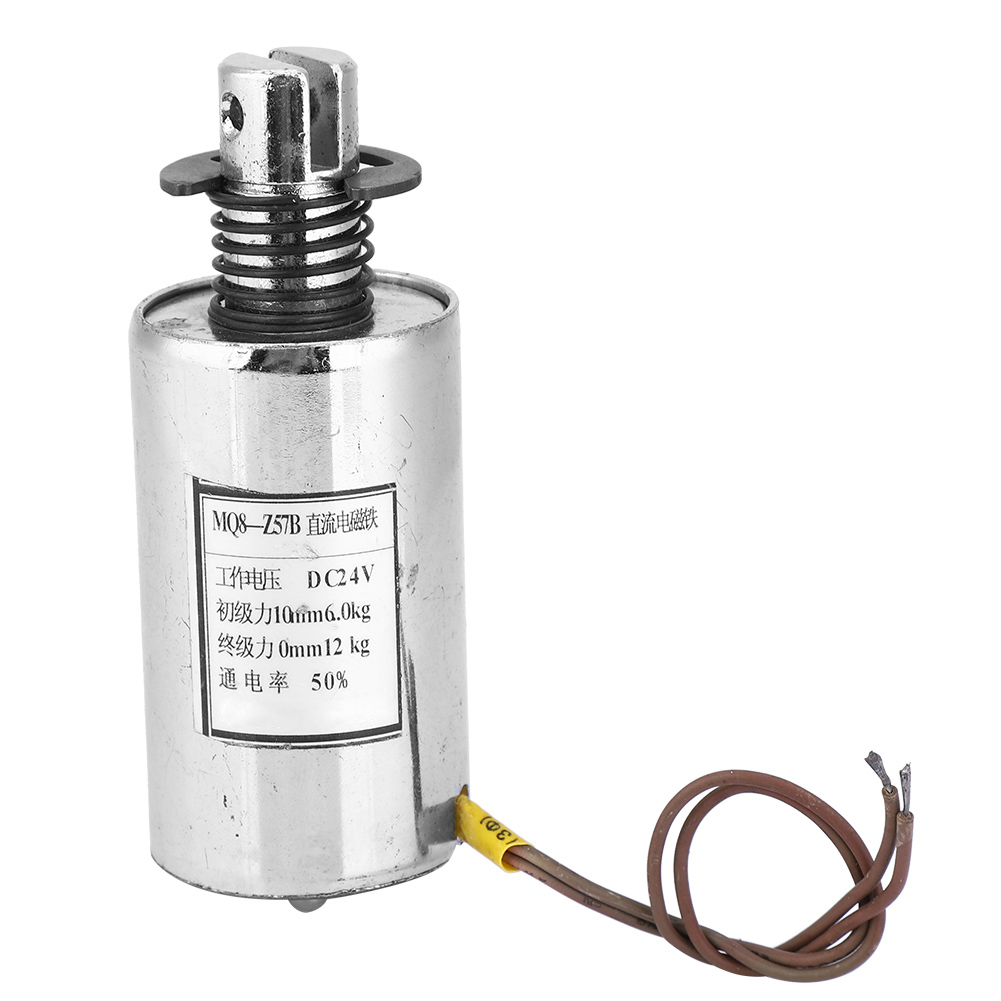 Zylindrischer Solenoid-elektromagnet, Gleichstrom-gegentakt, Für Industrielle Automatisierung, 117,6 N, 24 V Dc, Mq8-z57b
