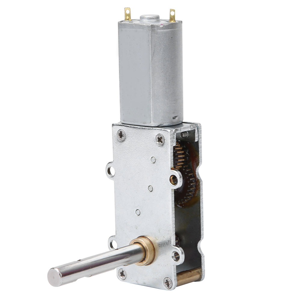 Hochwertiger Metall-schneckengetriebemotor Für Elektrische Vorhänge, Roboter Und Spielzeug, Wgf180, 12–24 V, 60 U/min