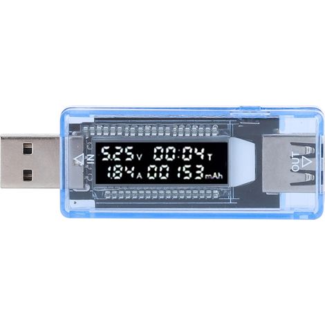 Usb-lcd-detektor Spannung Strom Kapazität Netzteil Voltmeter Amperemeter
