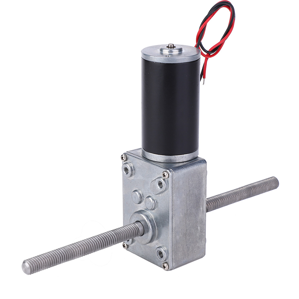M8 Schneckengetriebemotor Mit Doppeltem Rechtsgewinde Und Doppelter Welle – Untersetzungsverhältnis 290