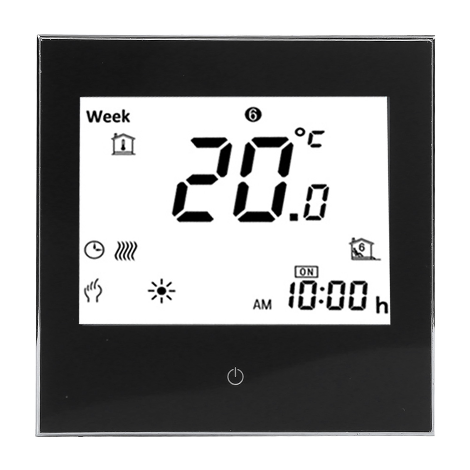 Programmierbarer Wöchentlicher Heizungsthermostat Mit Lcd-touchscreen, 5 A, Ac 110–230 V