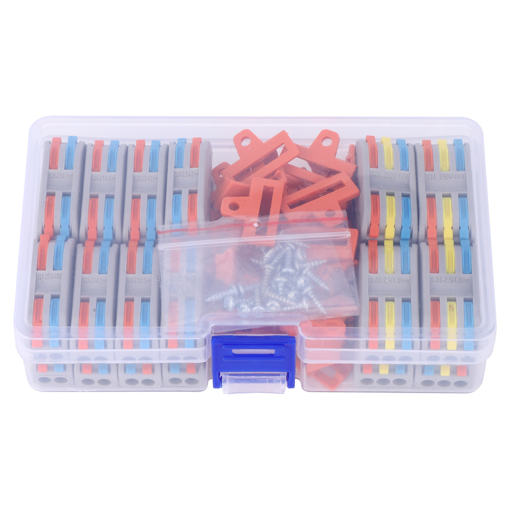 48 Farbige Elektrische Steckverbinder 11-28awg, 16 2-polige Blöcke Und 8 3-polige Blöcke Für Pct-2-2 Pct-2-3 Verdrahtung