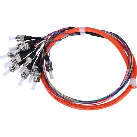 12-faser-multimode-st-upc-mm-0,9-glasfaser-pigtail-kabel Für Netzwerksysteme