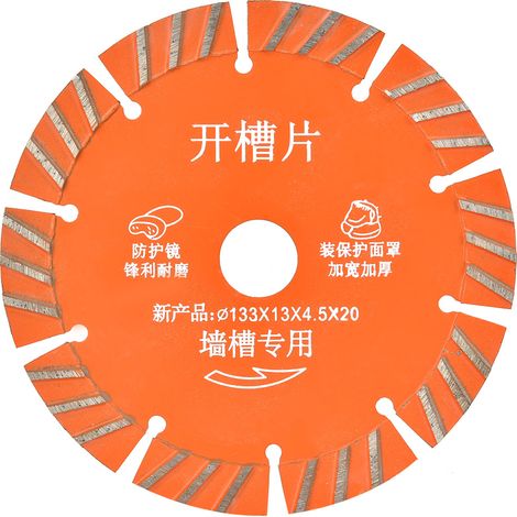 Diamanttrennscheiben, 133 Mm, Zum Schneiden Von Beton, Keramik Und Granit