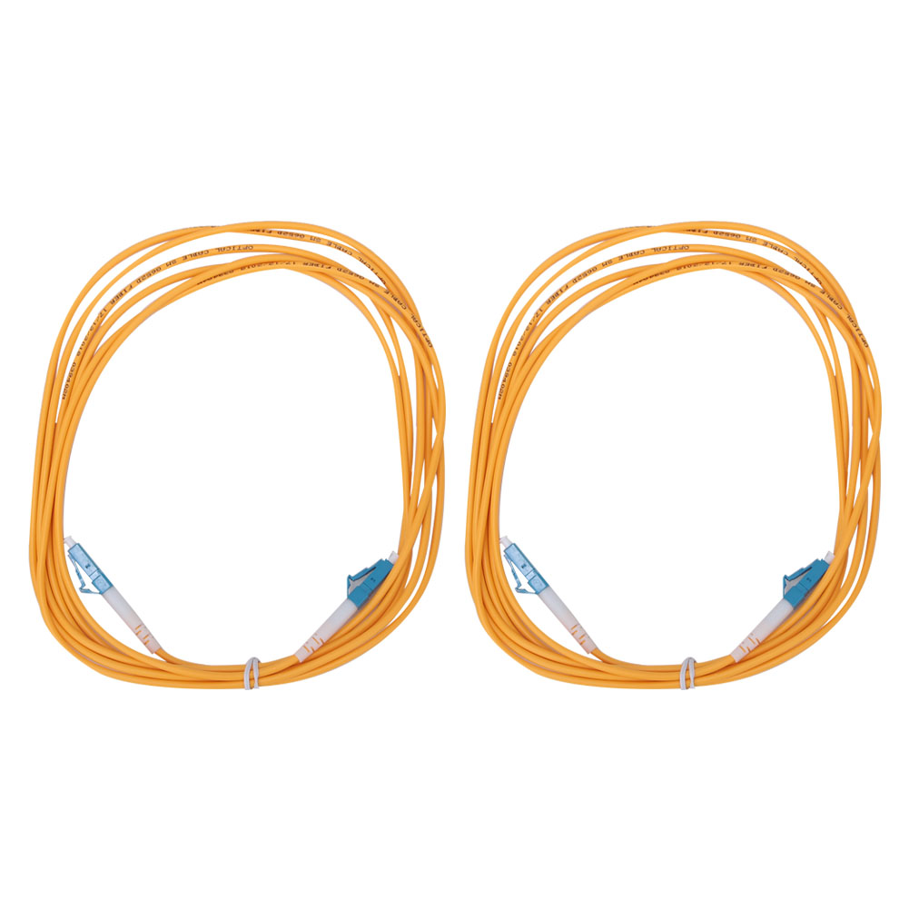 Stück Singlemode-glasfaser-patchkabel Lc Upc Auf Lc Upc, 3 Meter