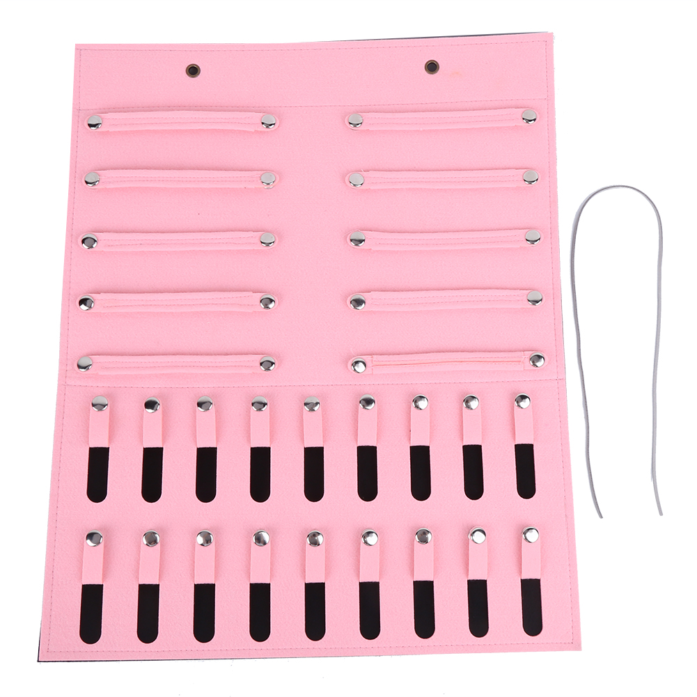 Rosa Hängeaufbewahrungstasche Für Kinder – Organizer Für Accessoires, Schmuck, Haarspangen