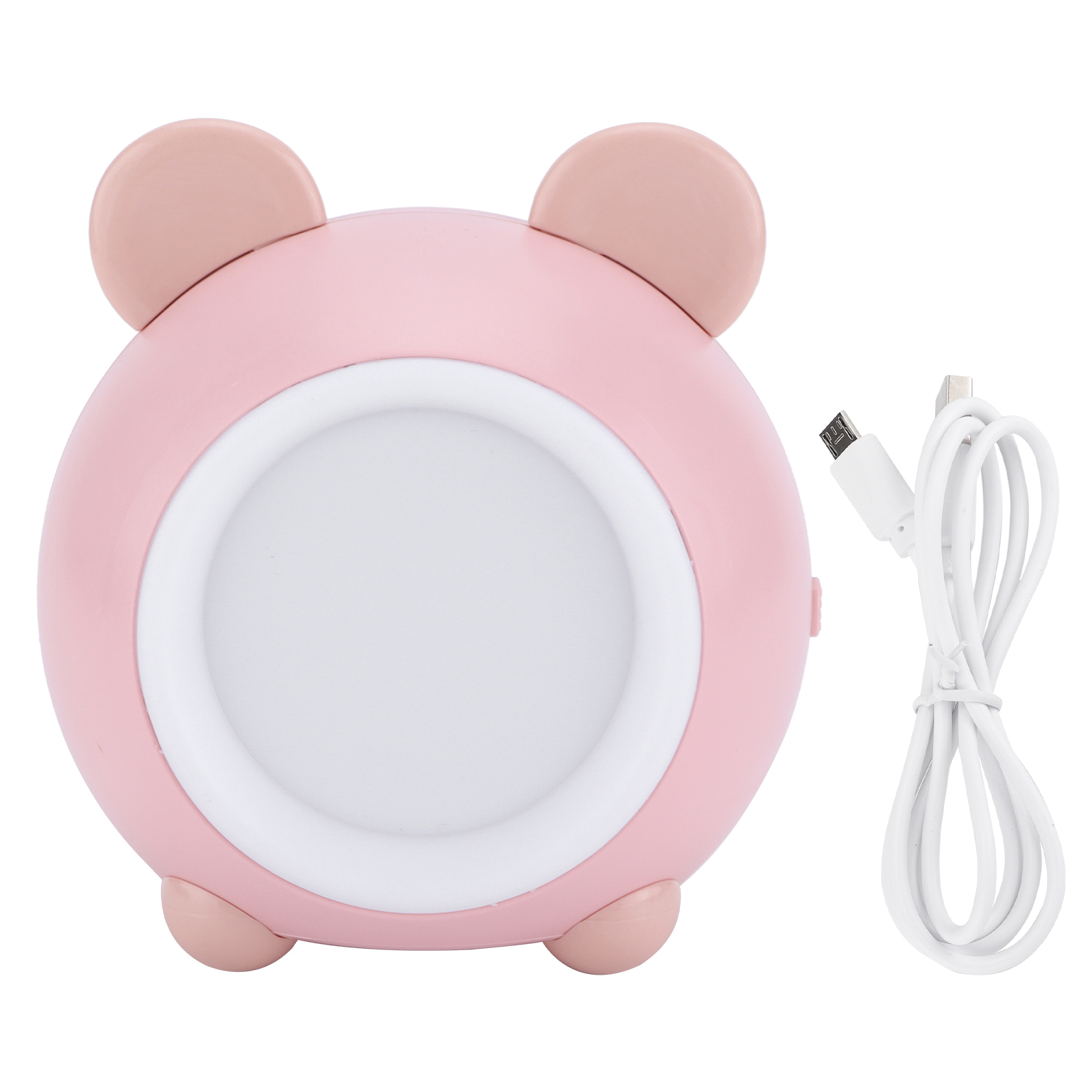 Vertikale, Rosa Bären-usb-tischlampe Für Schlafzimmer, Büro Oder Nachttisch, Dekoratives Licht