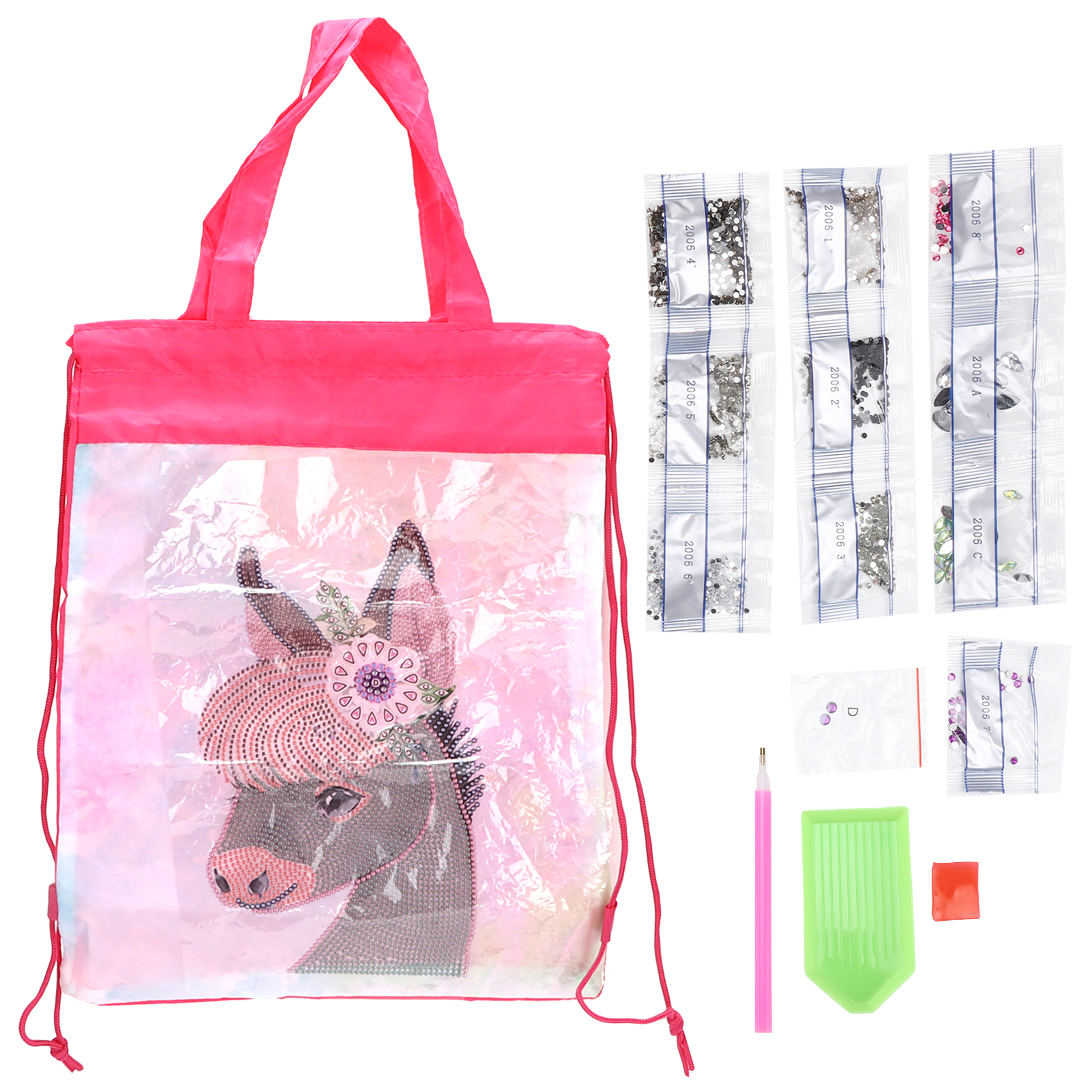 Robuster Rucksack Mit Großem Fassungsvermögen Und Strasssteinen Zur Aufbewahrung Von Heimwerkerwerkzeug (aa806)