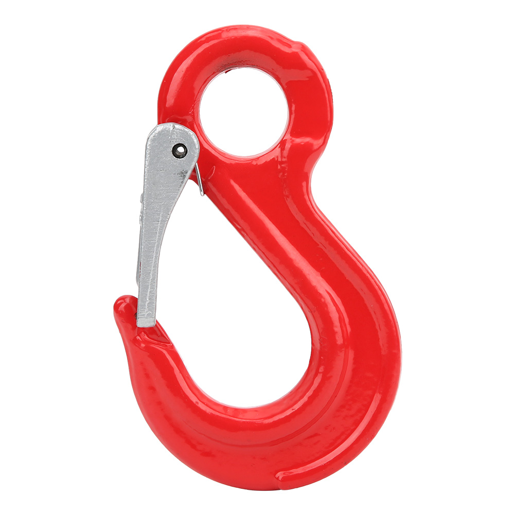 Runder, Feststehender Hebehaken Mit 2 Tonnen Tragkraft Und Verriegelung Aus Legiertem Stahl Für Kran- Und Schiffbau