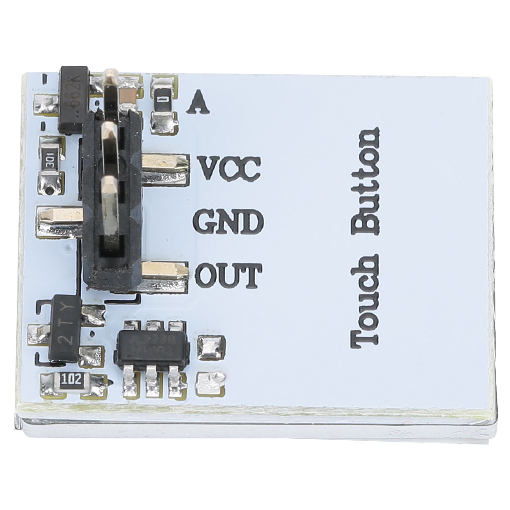 2-teiliges Httm 2,7v-6v Kapazitives Touch-tastenmodul Mit Anti-interferenz (rot)