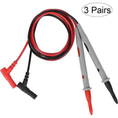Paar 1000v 20a Multimeter-messleitungen Mit Spitzen Für Digitale Messgeräte
