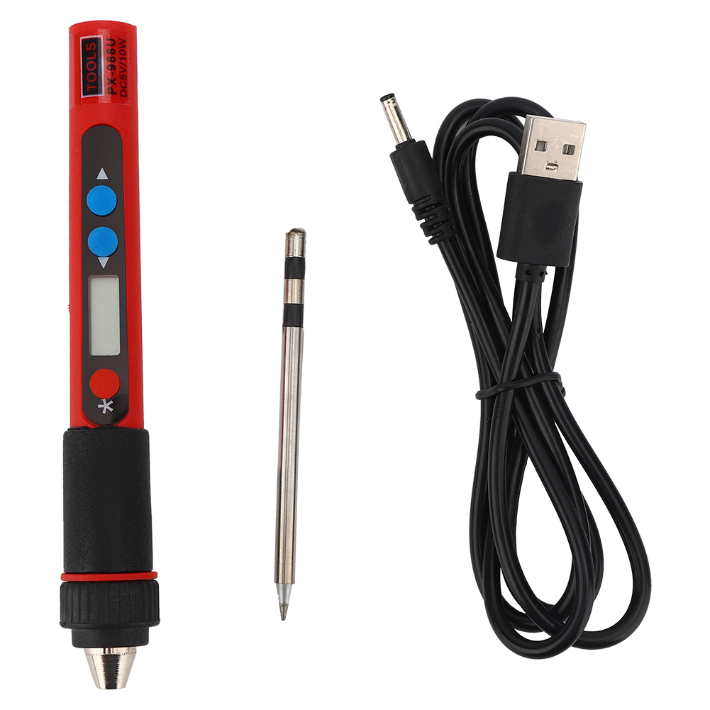 Digitaler Usb-lötkolben Mit Thermostat, Bleifrei, Temperaturregulierbares Handwerkzeug