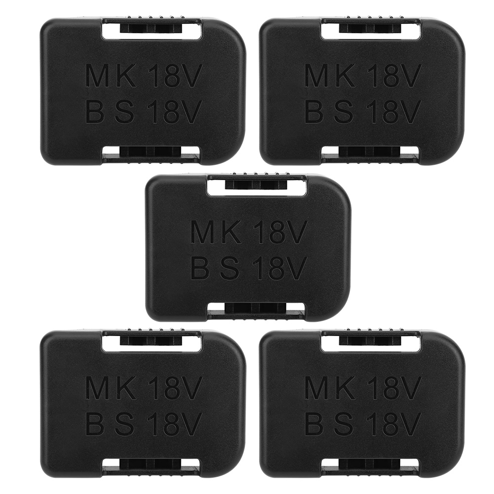 5-teiliges Aufbewahrungsgestell Für Makita 18v Lithium-akkus, Mit Gürtelschlaufen Und Ablage.