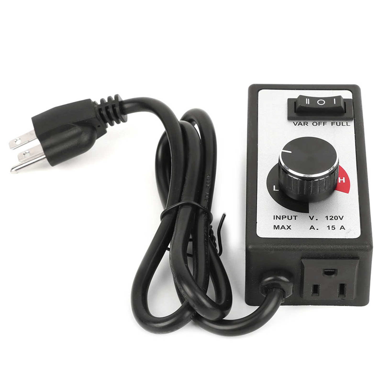 1800w Lüfterdrehzahlregler Für Hydrokultur, Abluftbelüftung, 110v Us-stecker (1 Meter Kabel)