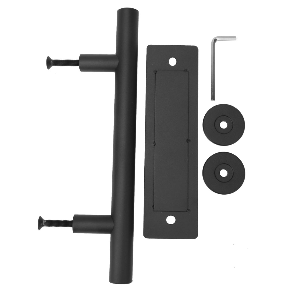 Zweiseitiger Schiebetürgriff, Schwarz, Für Schrank, Gartenhaus Und Möbel