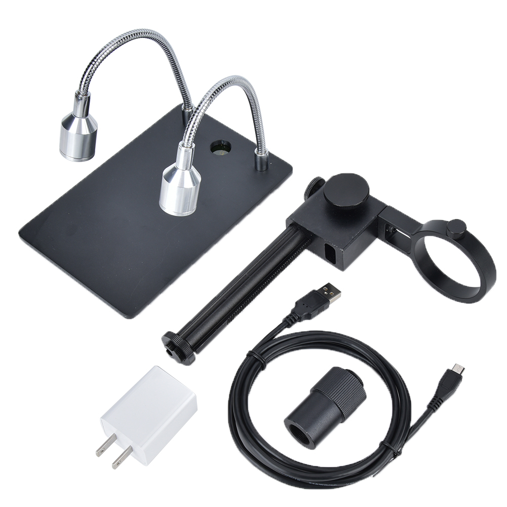 Stativ Aus Aluminiumlegierung Für Digitalmikroskop, 50 Mm Durchmesser, Us-stecker 100–240 V