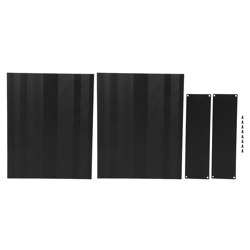 Projektgehäuse Aus Mattschwarzem Aluminium, 50 X 178 X 220 Mm, Für Elektronik-bastelprojekte