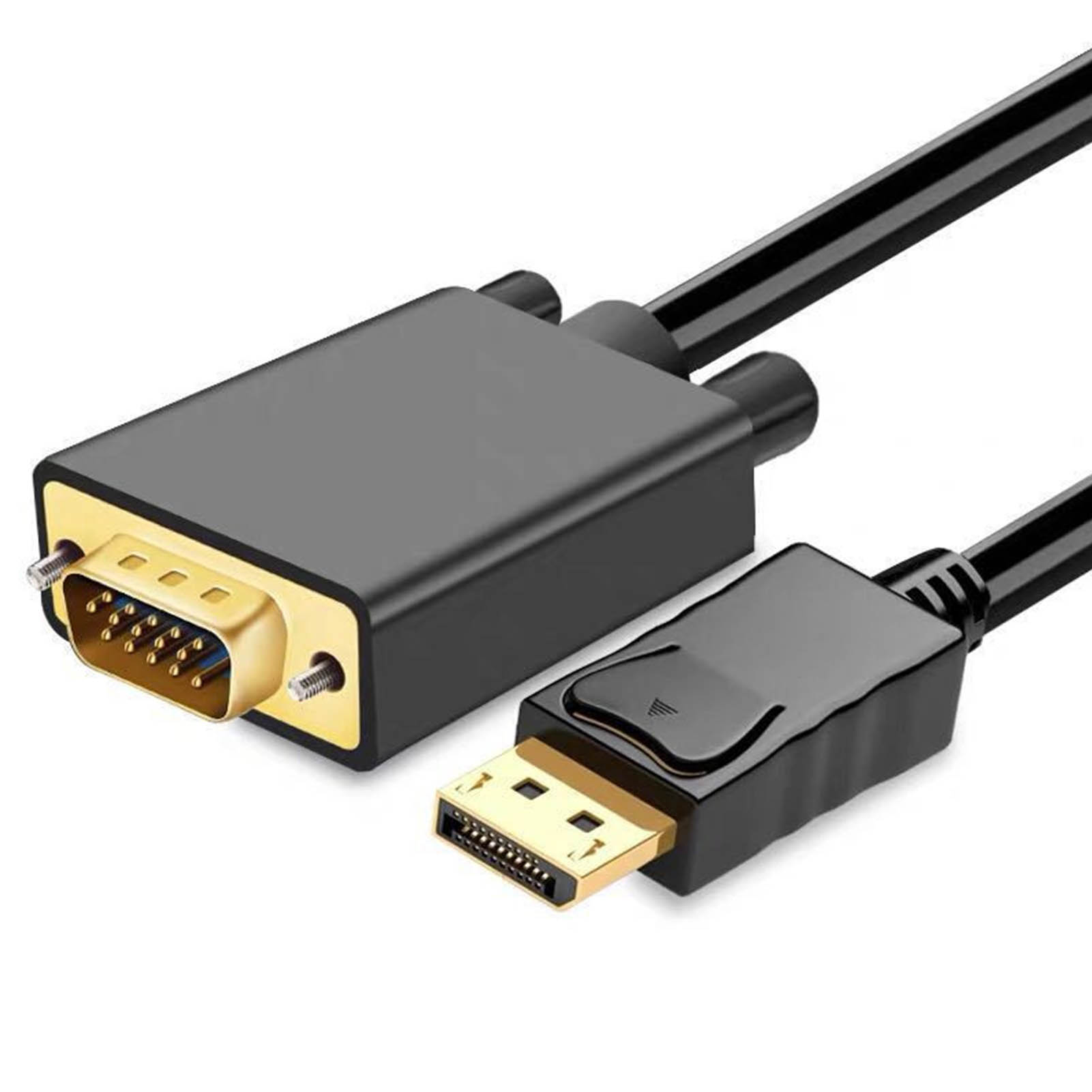 1,8 M Displayport-auf-vga-adapterkabel – Stabile, Verlustfreie Übertragung, Hohe Effizienz