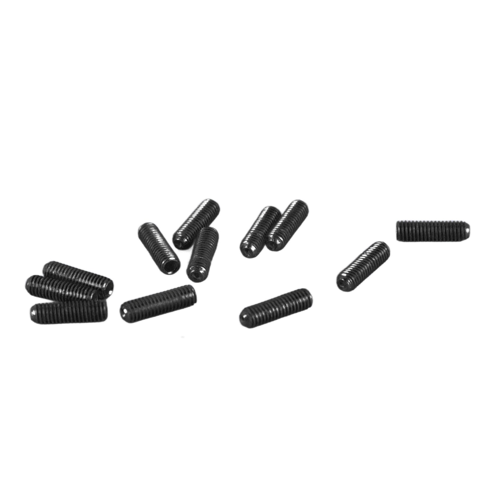 12 Schwarze Sechskantschrauben Zur Höhenverstellung Des Stegs Von E-gitarren, 12er-pack
