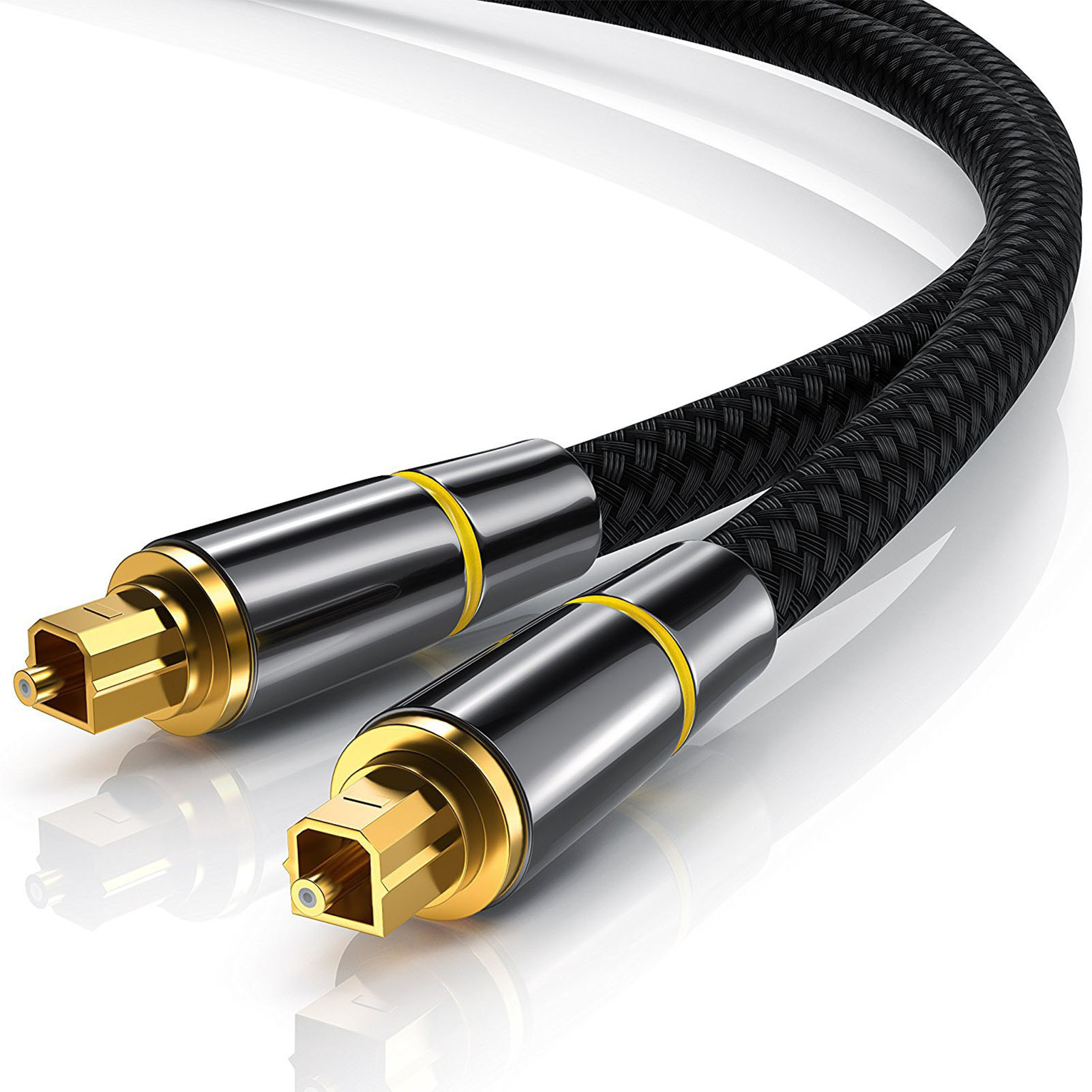 Hochwertiges Optisches Audiokabel Für 5.1-heimkinosysteme – Kristallklare Klangübertragung