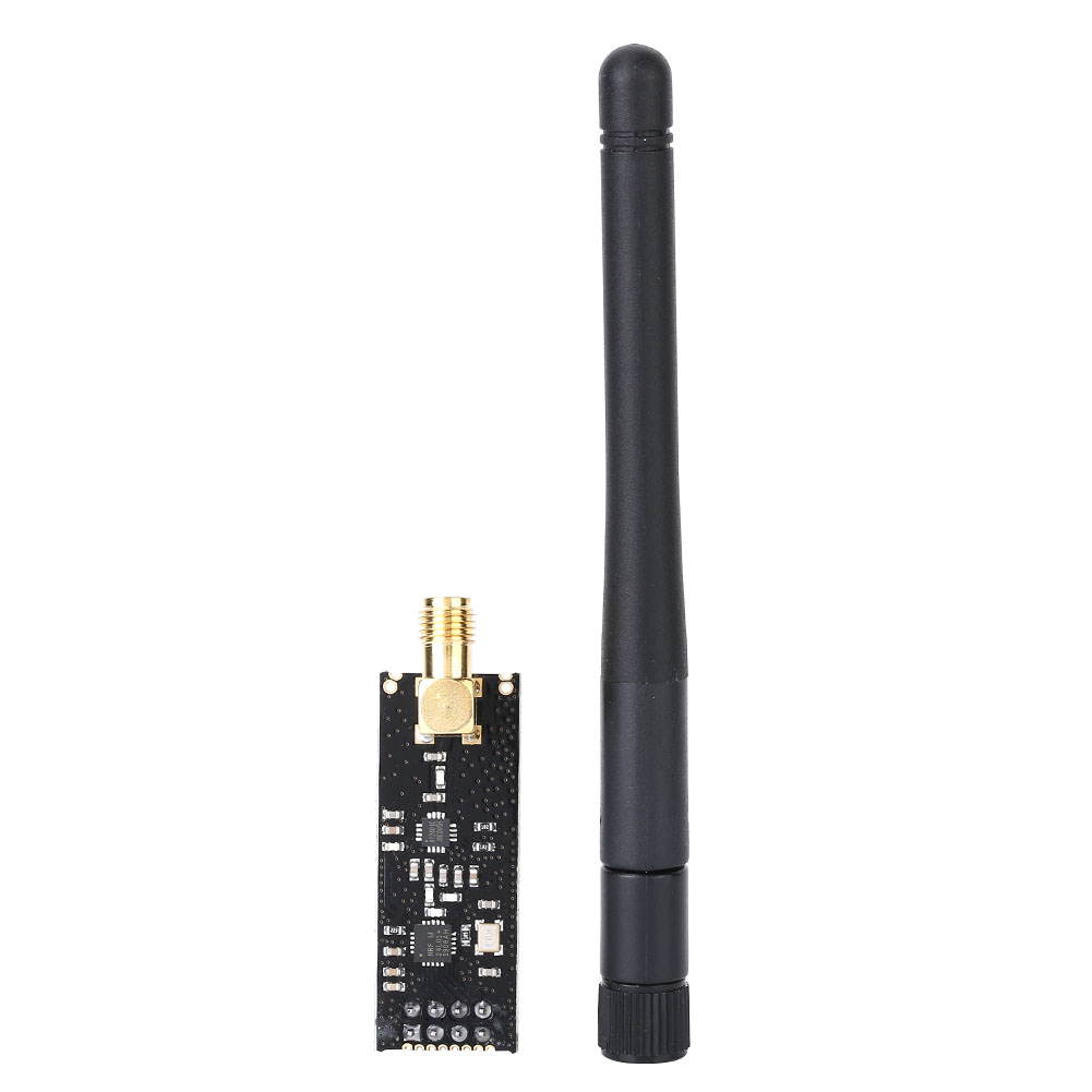 Nrf24l01+ 2,4-ghz-funkkommunikationsmodul Mit Sma-antenne, 1100 M Reichweite, Integriertem Leistungsverstärker Und Rauscharmen Verstärker
