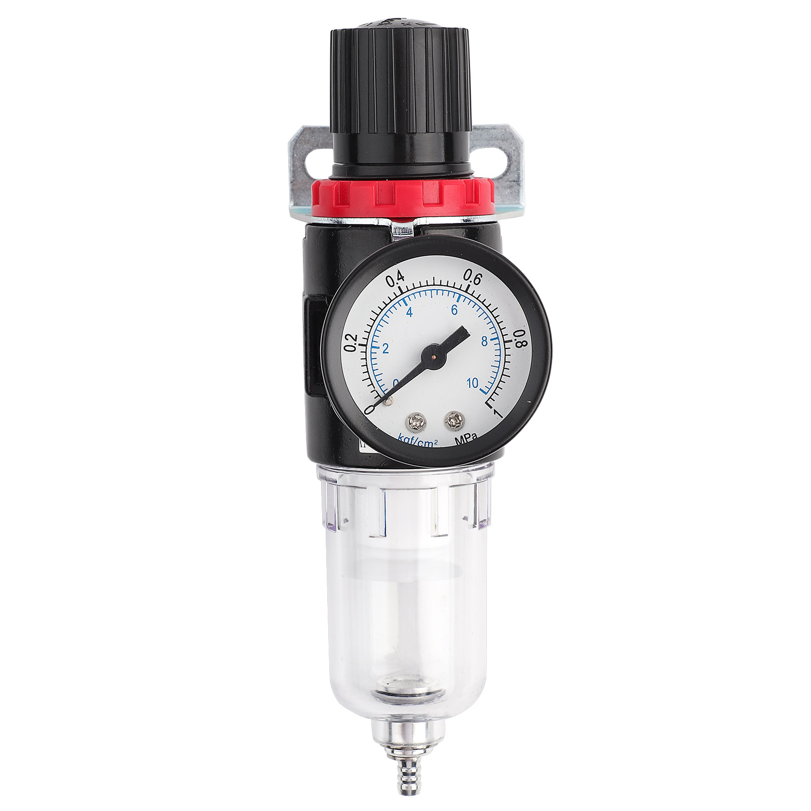 1/4" Afr2000 Druckluftfilter Mit Öl-wasser-abscheider Und Manometer Zur Luftaufbereitung