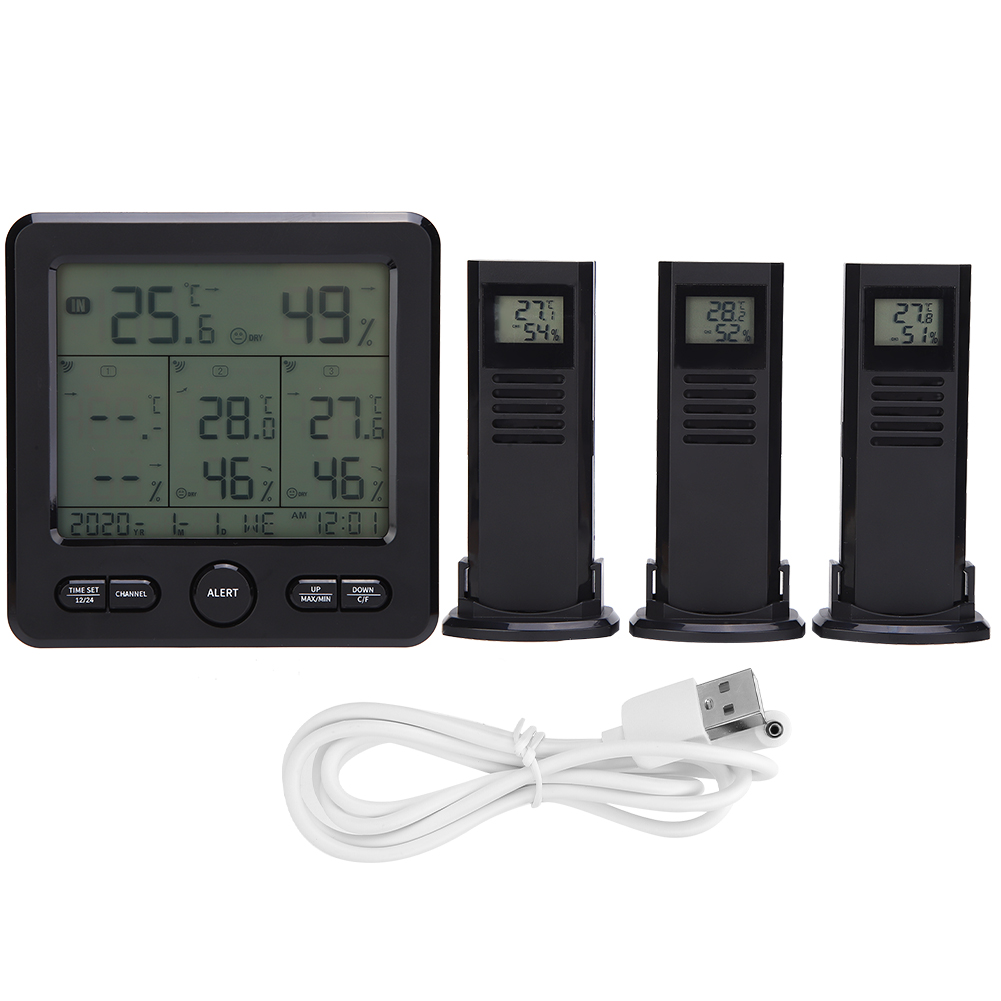 Ts-6210 Drahtlose Digitale Wetterstation – Thermometer Und Wettertemperatursensor