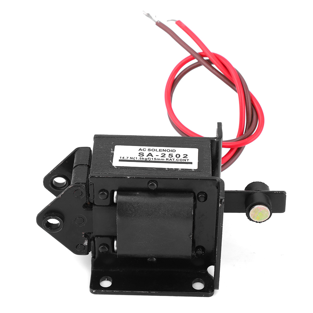 220-v-wechselstrom-traktionselektromagnet Für Die Industrielle Automatisierung, 14,7 N Kraft, 15 Mm Hub, Modell Sa-2502