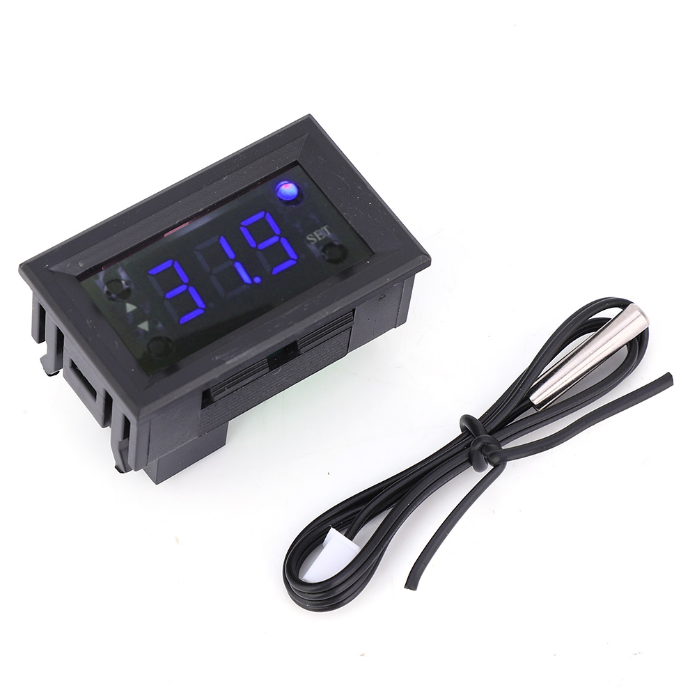 W1218 Digitaler Temperaturregler Thermostat Dc12v -20100℃ Blaue Beleuchtung