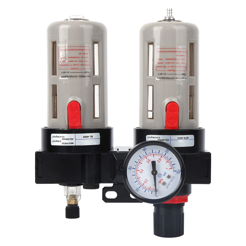 Bfc4000 Druckluftfilter Mit Öl-wasser-abscheider Und Manometer Zur Quellbehandlung