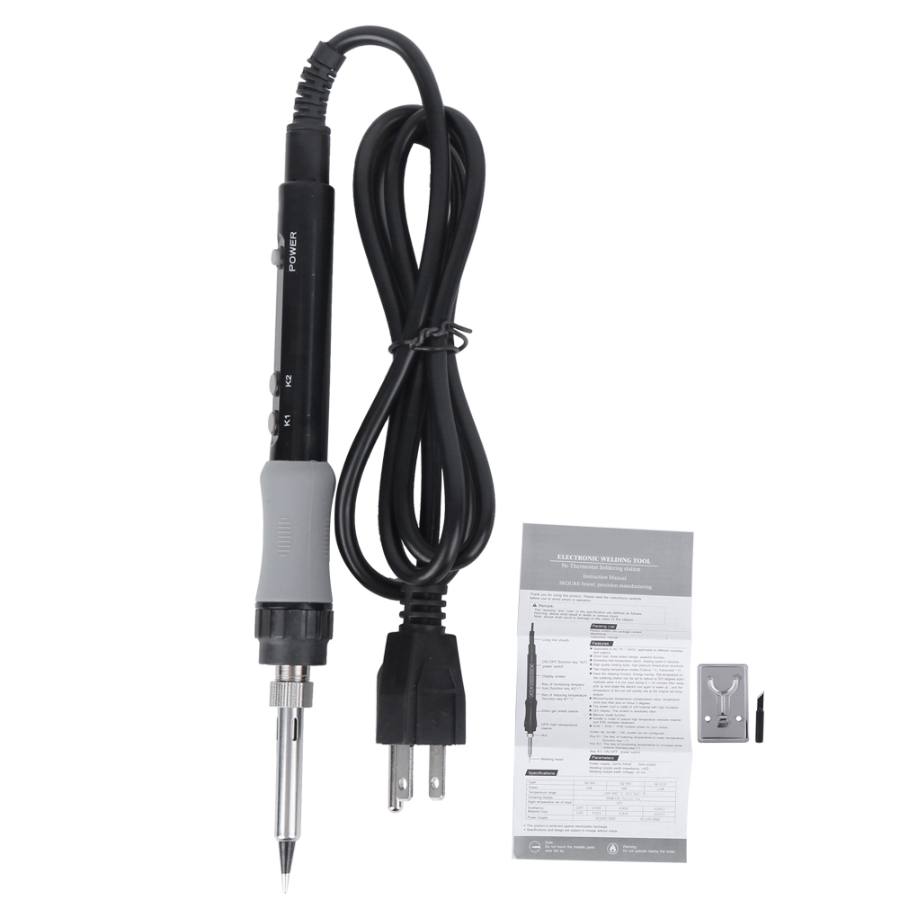 110-w-innenlötkolben Sq-a110 Mit Digitalanzeige, 110-v-us-stecker, Schwarz