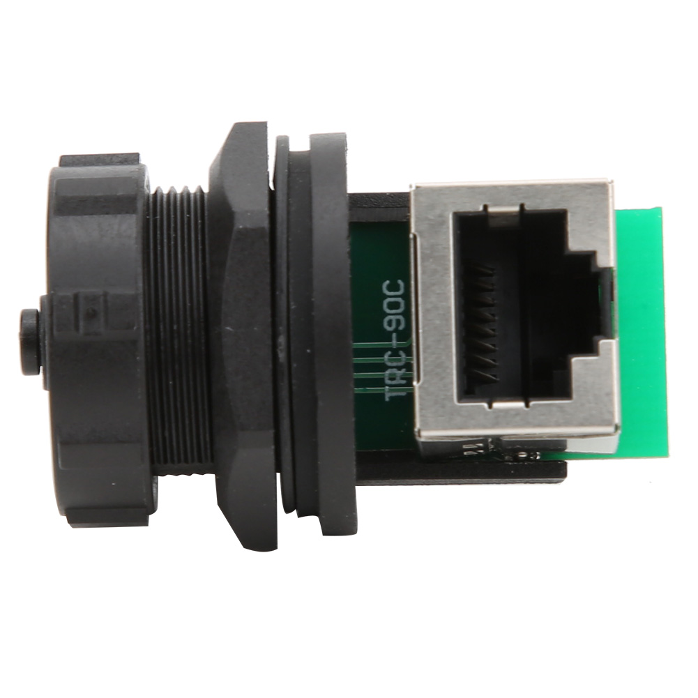 Stück Rj45-adapter Mit Zwei 90°-steckern, Wasserdichter Ethernet-kupplung Für Den Außenbereich
