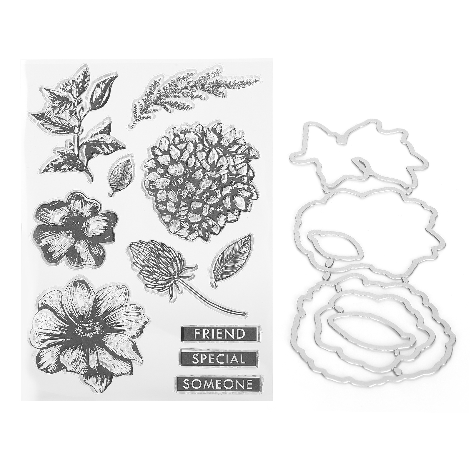 Transparente Etiketten Mit Blumenmuster Aus Tpr Für Die Diy-fotoalbum-dekoration