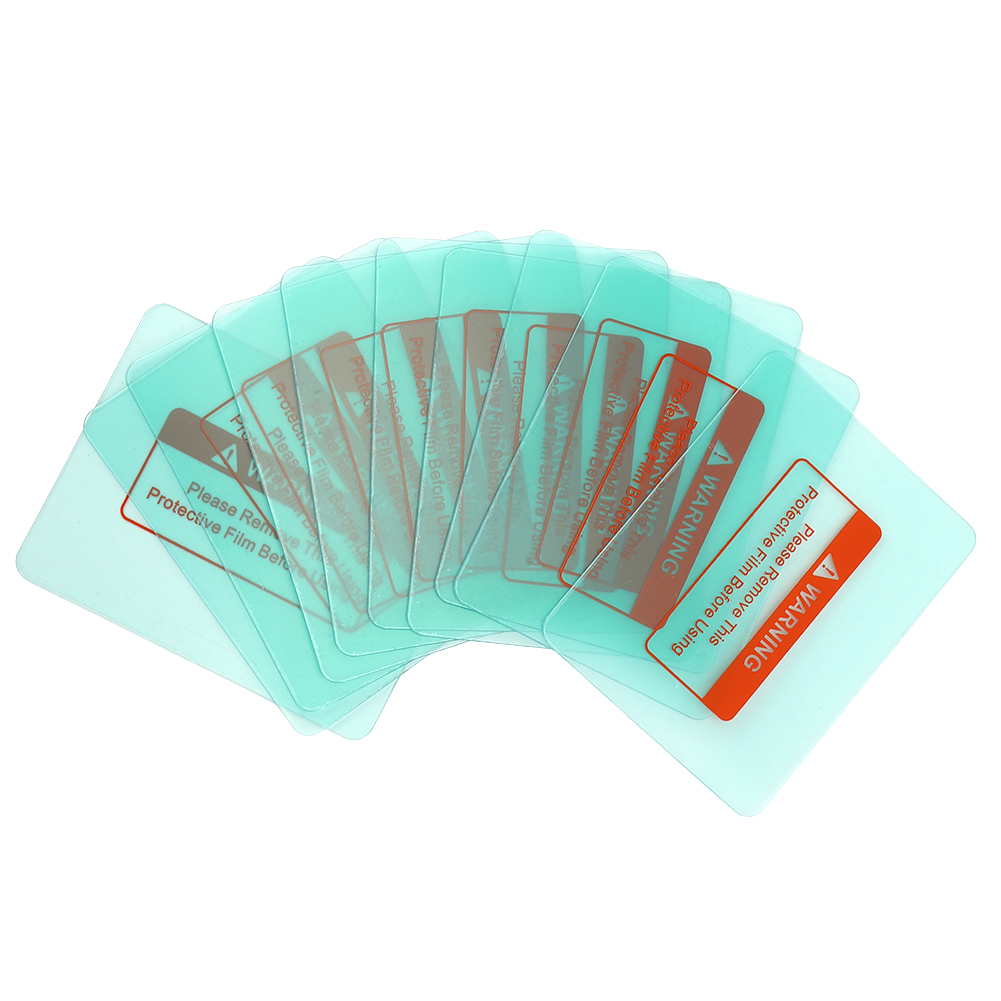 10 Stück Transparente Schweißerschutzbrille 116x90mm Mit Abgerundeten Ecken