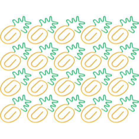 20 Fruchtförmige Schreibtisch-pins, Bunte Lesezeichen Für Planer, Schulbedarf, Geschenke