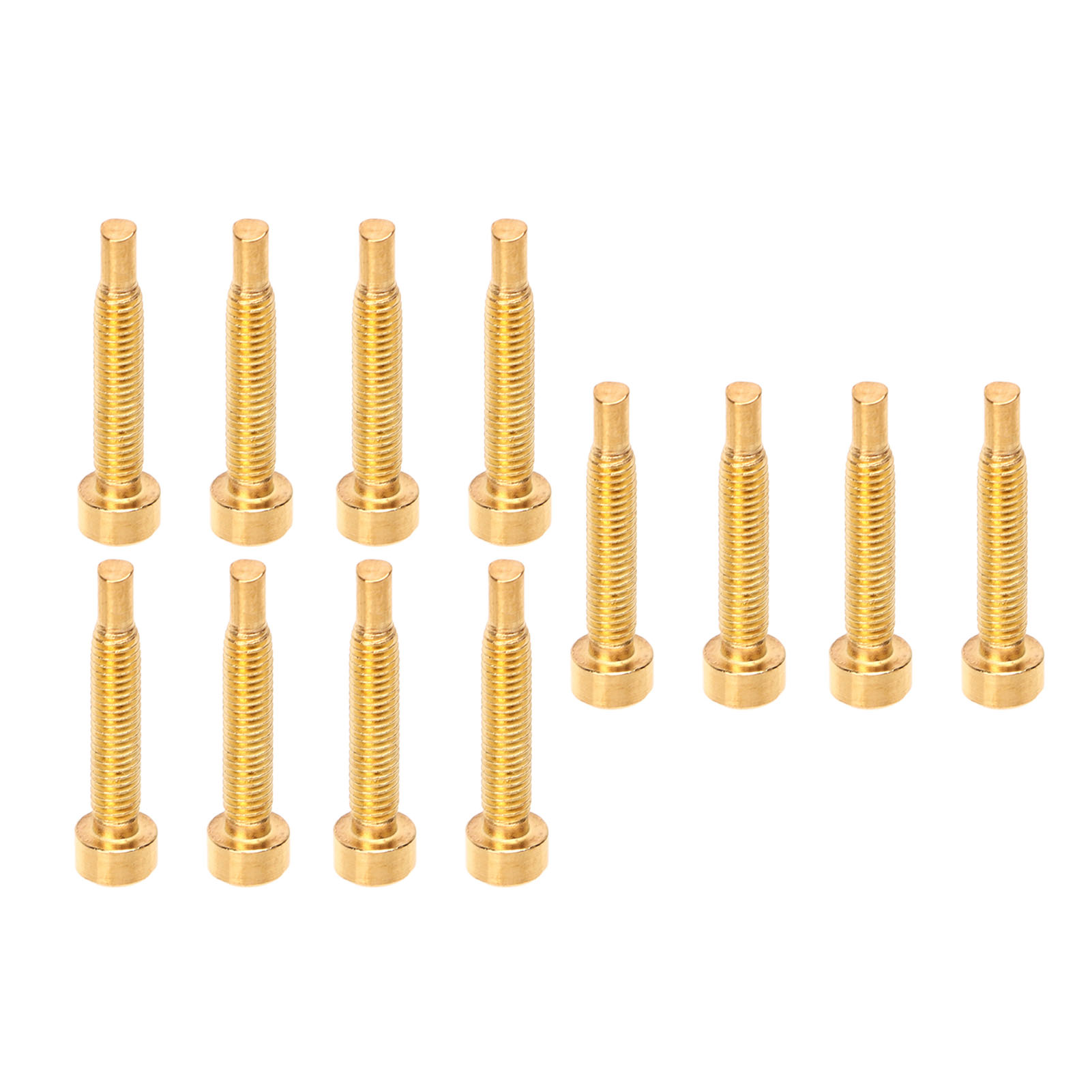 12 Gitarrenhals-befestigungsschrauben, Humbucker-zubehör, Bassteile, Goldene Hardware