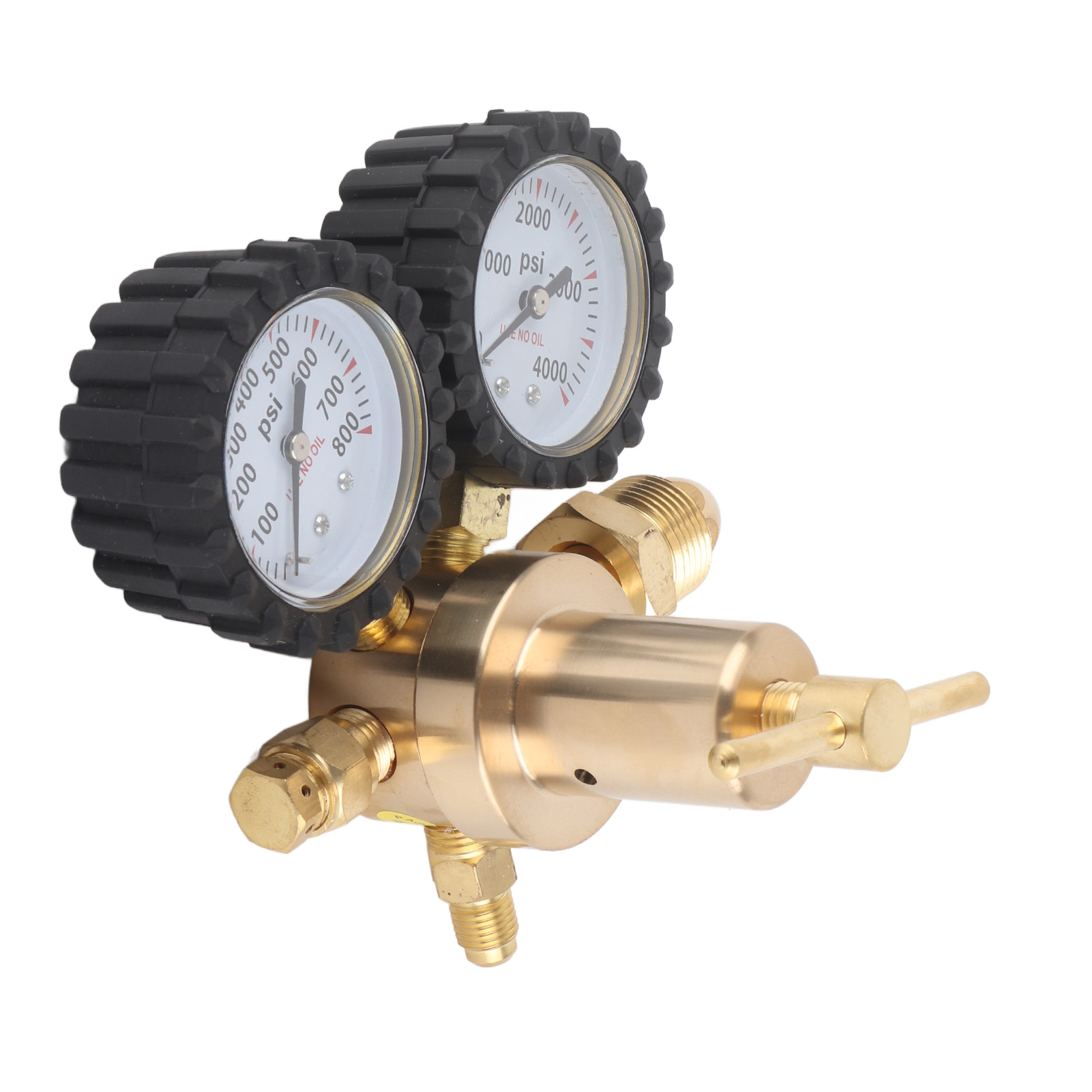 Cga580 Doppelmanometer-stickstoffregler, 0-800 Psi Betriebsdruck Für Gas Und Druckluft