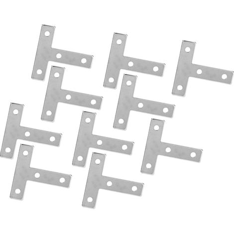 10 Stück Aluminium-verbindungsplatten Für Profile, Befestigungselemente Aus Kohlenstoffstahl 202020t