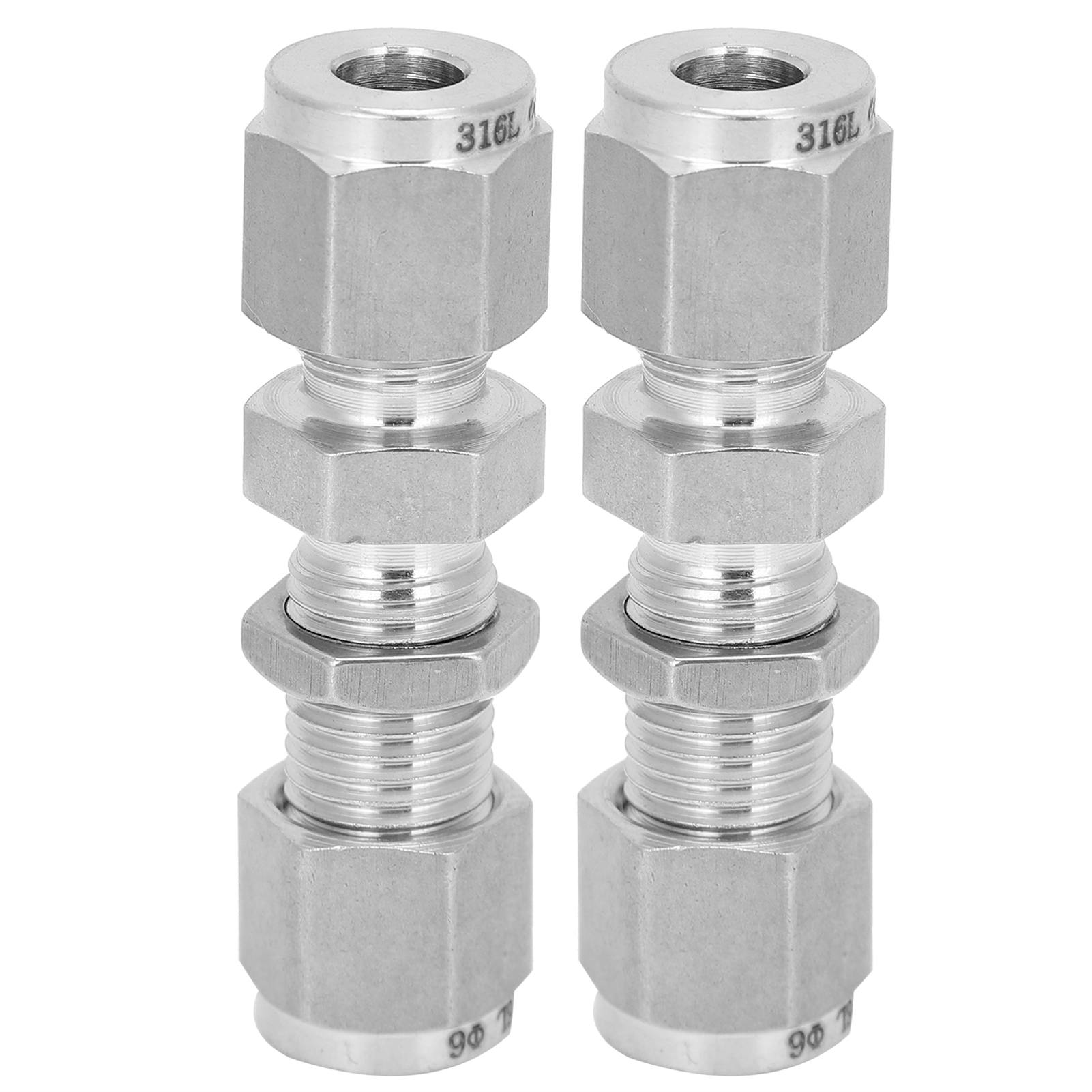 Stück Doppelringverschraubung Aus Edelstahl 316 Für 6-mm-schlauchkompressionszubehör