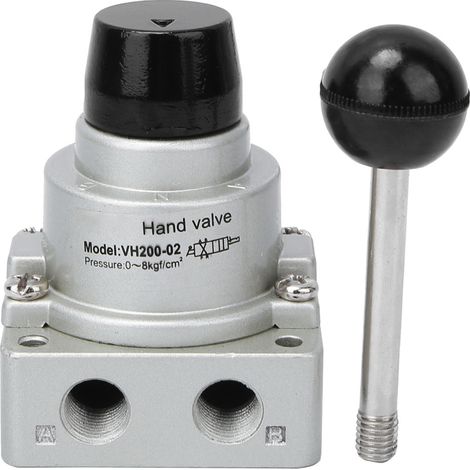 Hebelventil Aus Aluminiumlegierung G1/4, 3 Positionen, 4 Wege, Direktwirkend Vh200-02, Druck 0-8 Kgf/cm²