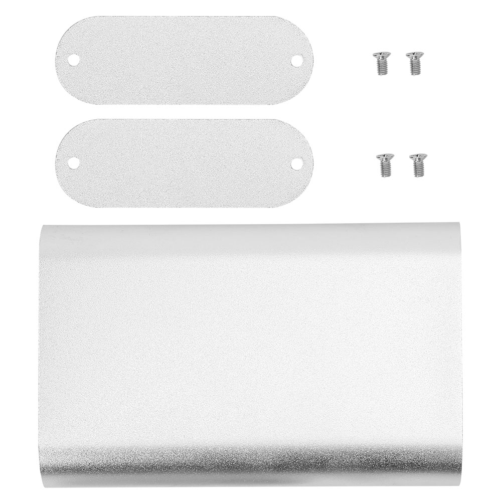 Projektgehäuse Aus Matt-silbernem Aluminium Für Autoradio Und Mobile Stromversorgung, 24 X 70 X 110 Mm