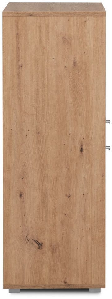 Finori Regal Fyn 20D, Artisan Oak, Modern, inkl. Wandbefestigung, 46 x 96,5 x 33,5 cm