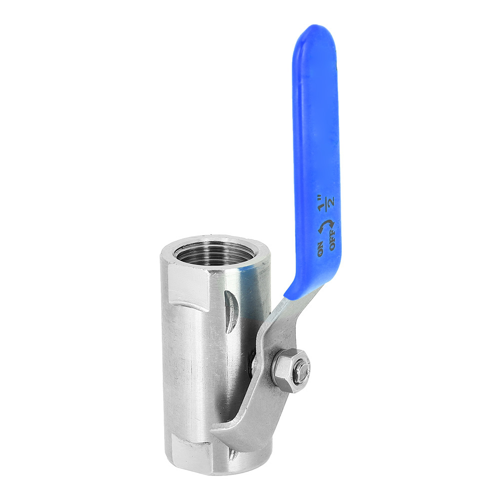 Kugelhahn Mit Großem Durchmesser, Halbstahlfarben, Edelstahl 201, Schwimmend Gelagert, Mechanisches Zubehör, Dn15 1/2 Zoll