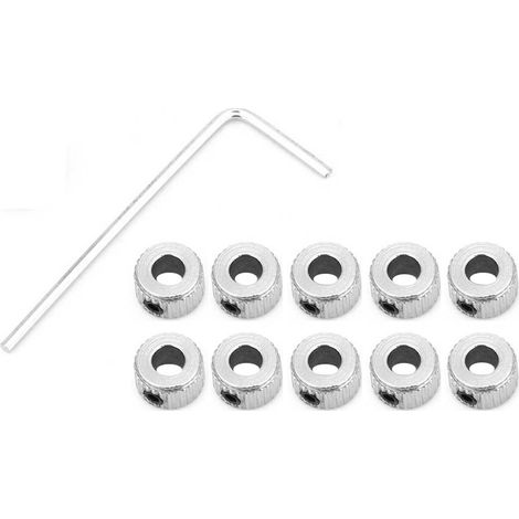 10 Stück Galvanisierte Ferronickel-baummanschetten, 4,1 Mm Sicherungsring