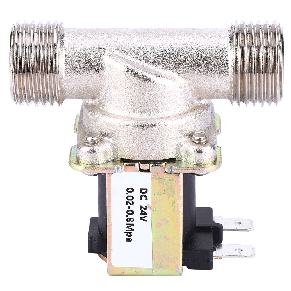24-v-g1/2-messing-elektroventil, Normalerweise Geschlossen, Für Wassereinlass, Elektrisch Betätigtes Magnetventil
